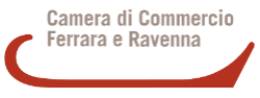 Logo della Camera di Commercio di Ferrara e Ravenna, promotrice del Bando Voucher Digitali Impresa I4.0 edizione 2024, fino a 5.000 euro a fondo perduto per la digitalizzazione delle imprese nelle province di Ferrara e Ravenna.