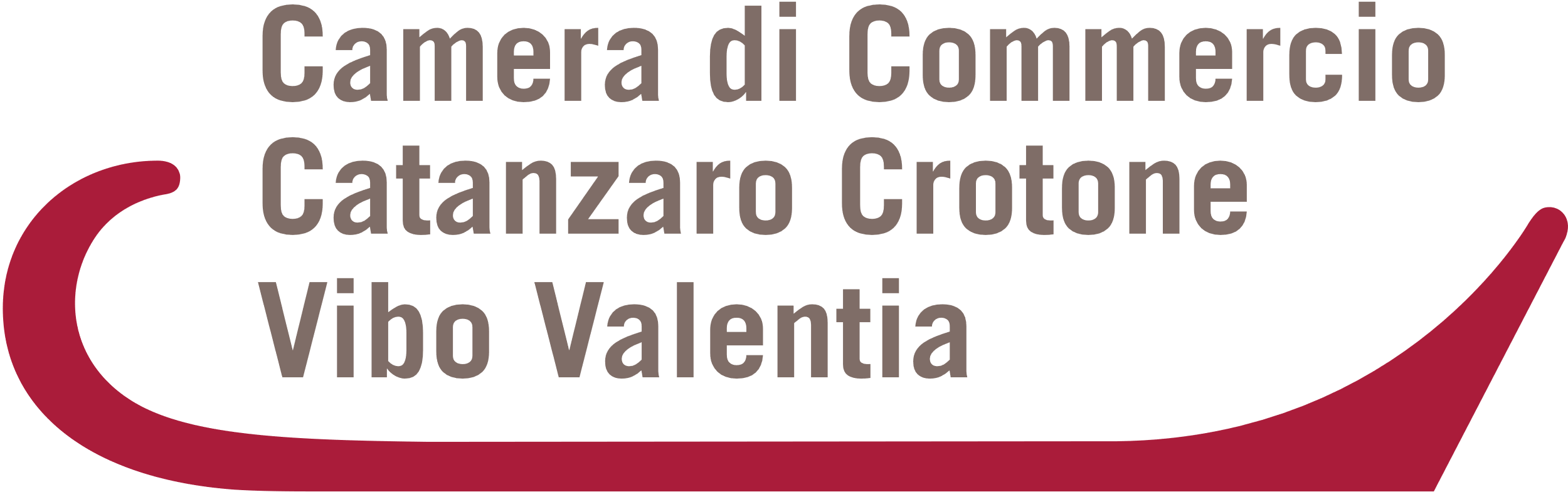 Logo ufficiale della Camera di Commercio di Catanzaro, Crotone e Vibo Valentia, promotrice del Bando Voucher Doppia Transizione Digitale ed Ecologica 2024, per incentivare la digitalizzazione e la sostenibilità energetica delle imprese locali